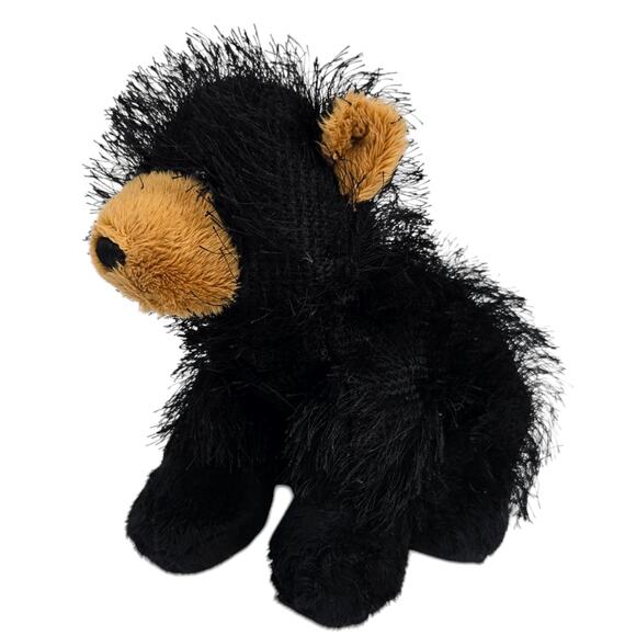 Ganz Webkinz Black Bear HM004 Plush 8" Zoo Animal Stuffed Toy No Code Plush Toy - Picture 3 of 6